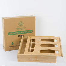 Load image into Gallery viewer, Meiliweser Ziplock Bag Storage Organizer for Kitchen Drawer
