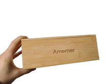 Load image into Gallery viewer, Amerner Bamboo Ziplock Bag Storage Organizer for Kitchen Counter
